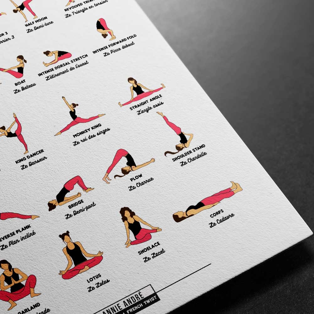 Printable Yoga Pose Chart