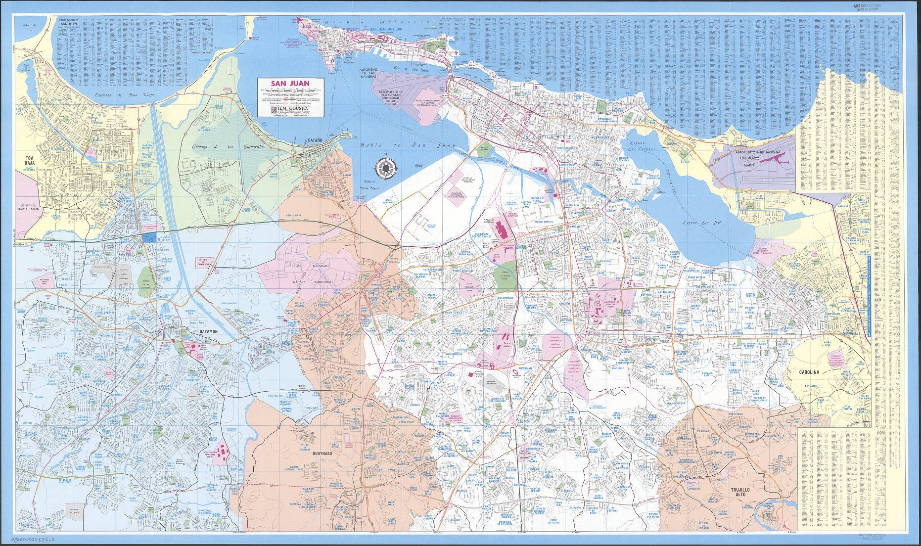 Puerto Rico Roadmap Including Detailed Street Map Of San Juan Mini maps Of Aguadilla Arecibo Caguas Carolina Mayaguez And Ponce Agsmap030332 b American Geographical Society Library Digital Map Collection UWM Puerto Rico Roadmap Including Detailed Street Map Of San Juan Mini maps Of Aguadilla Arecibo Caguas Carolina Mayaguez And Ponce Agsmap030332 b American Geographical Society Library Digital Map Collection UWM
