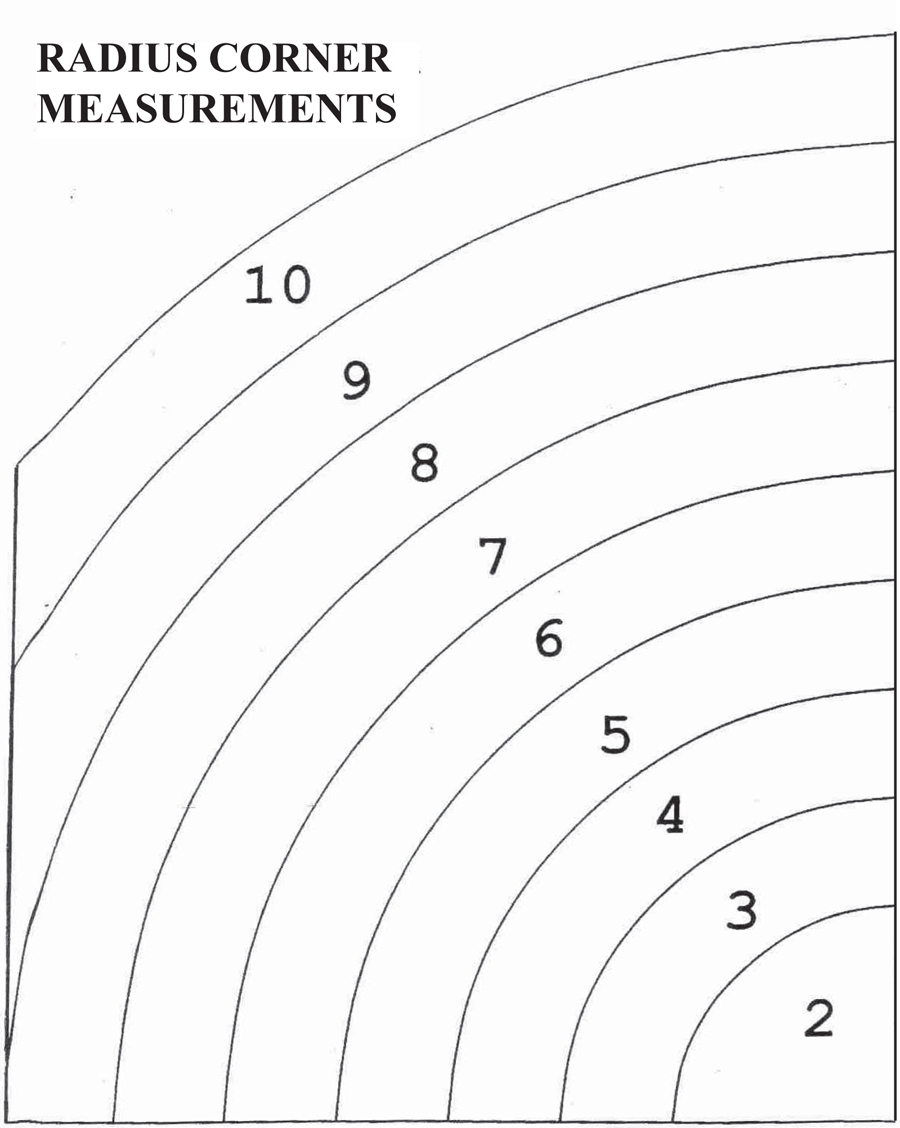 Printable Radius Chart