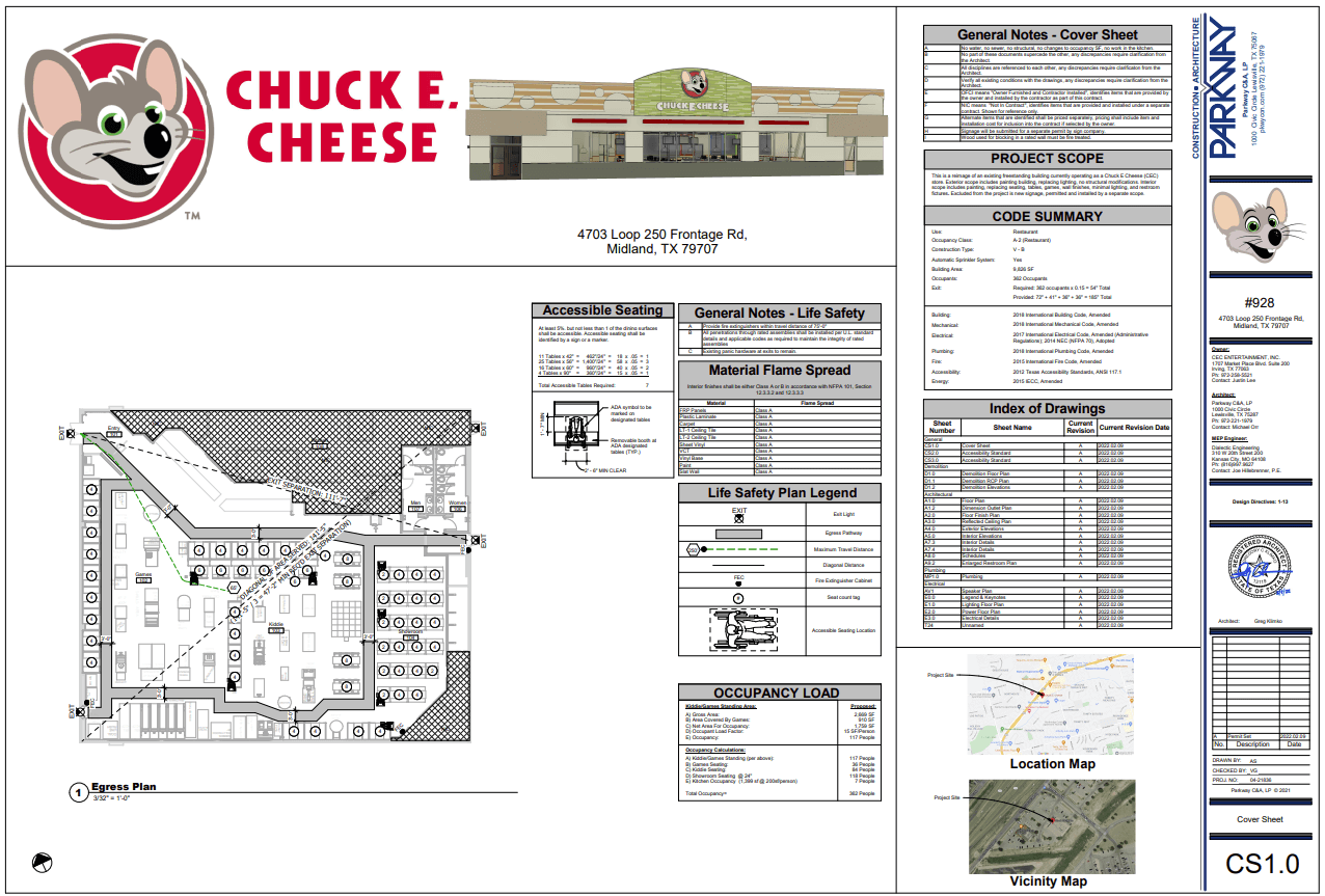 Remodel Chuck E Cheese Subbid Virtual Builders Exchange