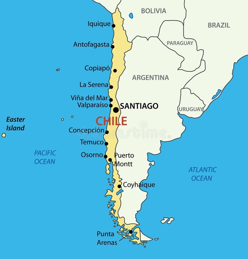 Free Printable Map Of Chile