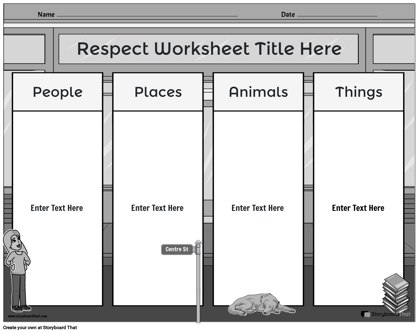 Free Printable Worksheets On Respect