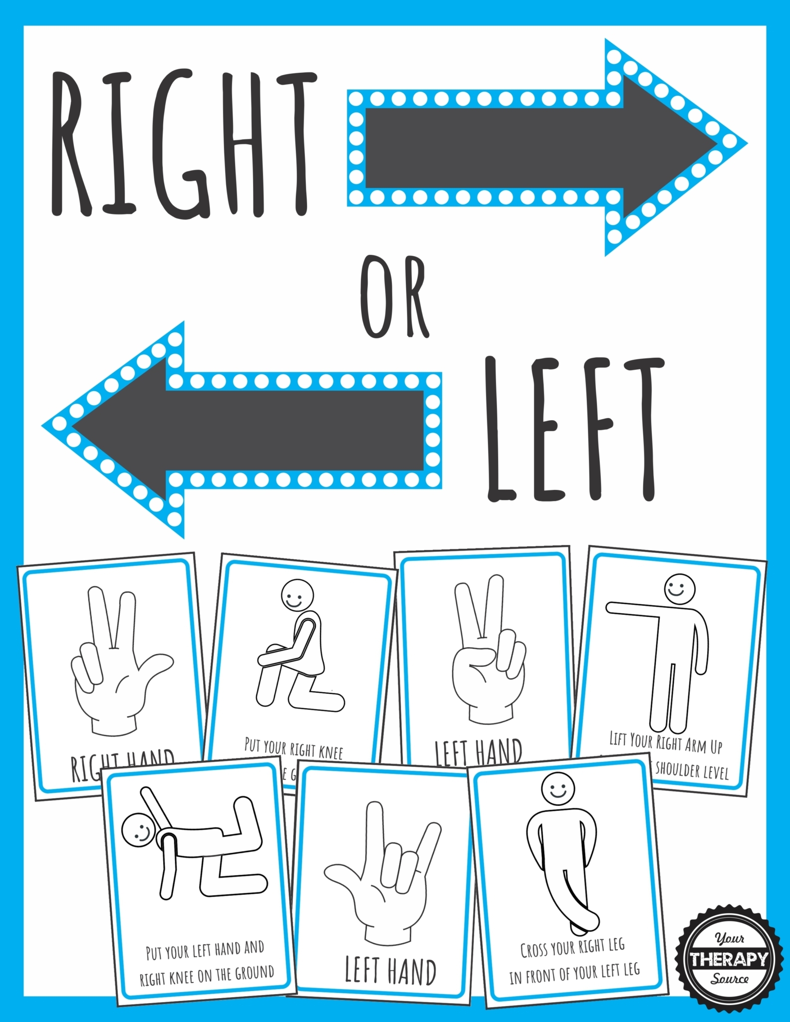 Right Or Left Games Practice Right Left Discrimination Your Therapy Source