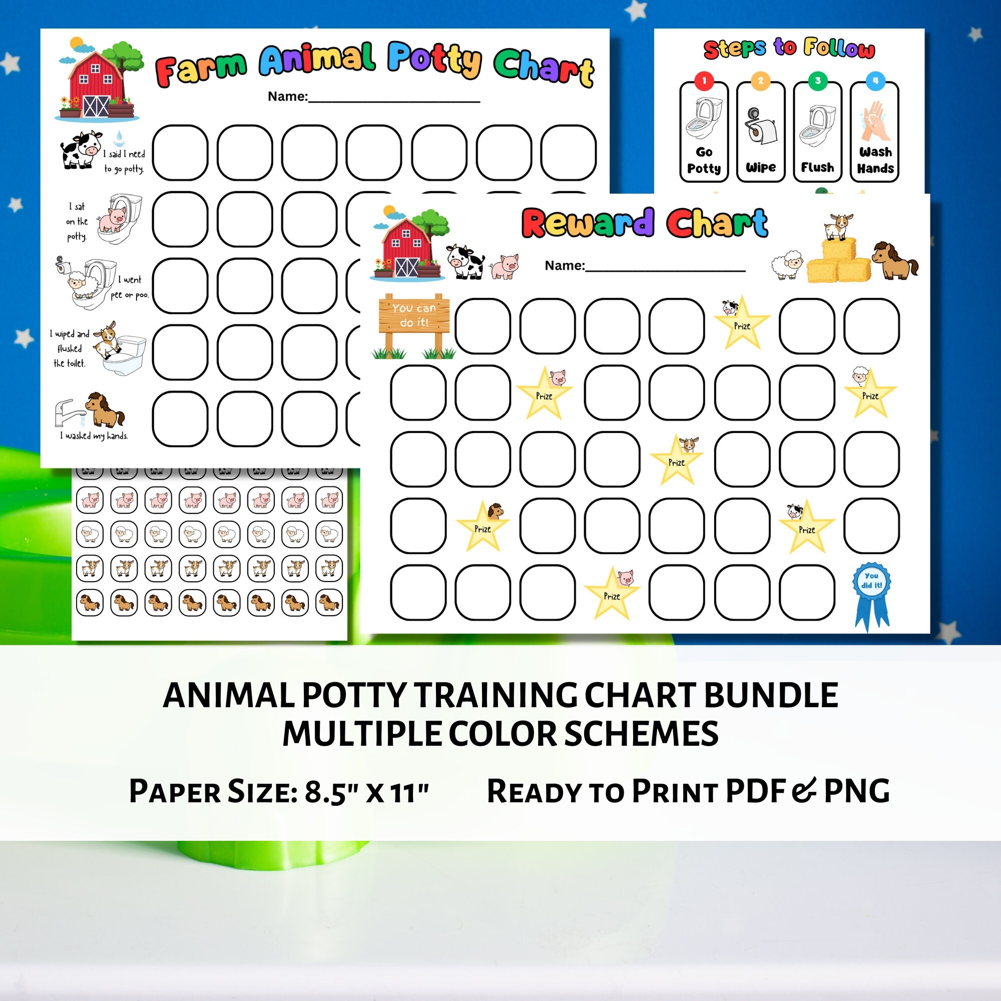 Routine Chart For Kids Potty Training Chart 10 Potty Training Reward Chart For Toilet Success Potty Training Sticker Chart