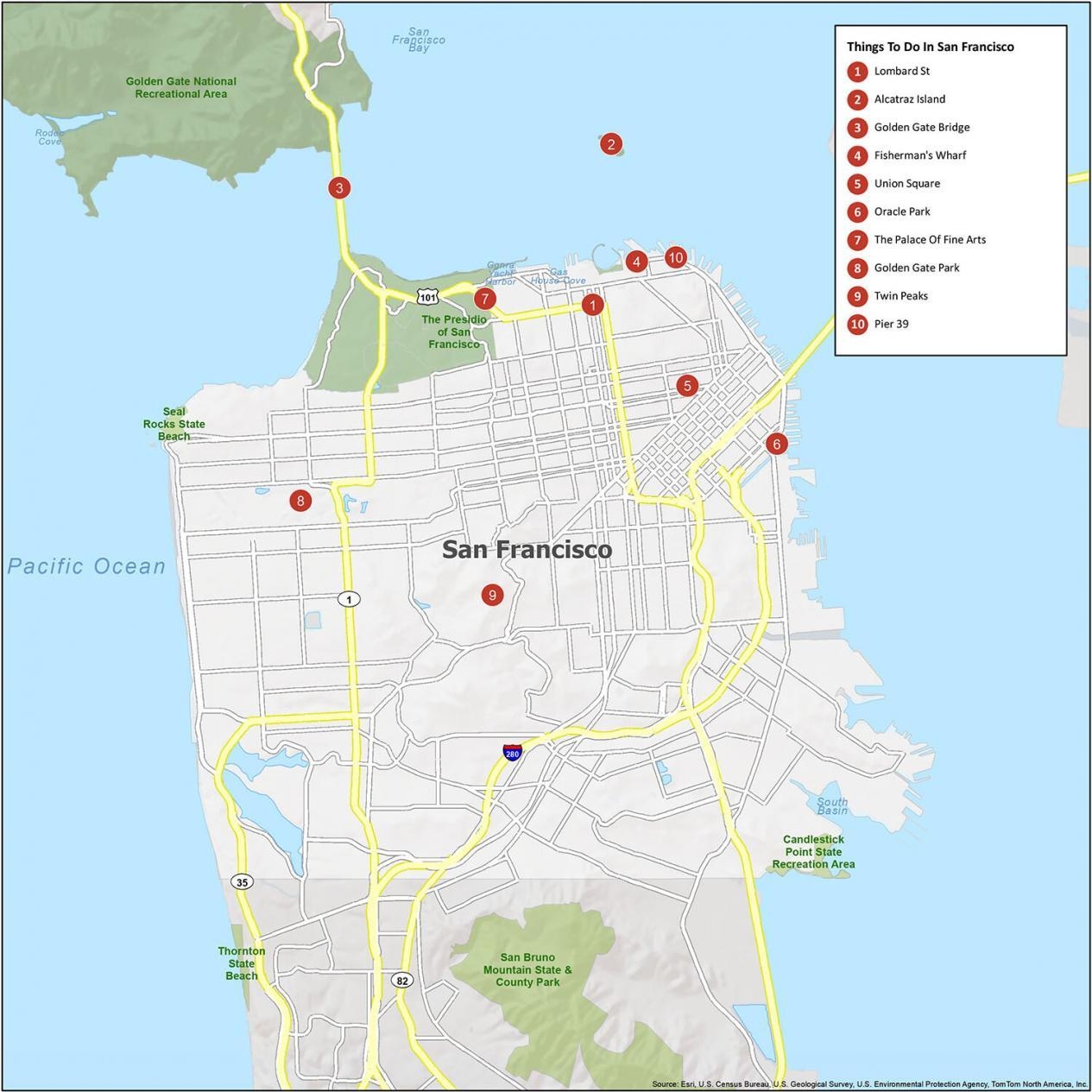San Francisco Map California GIS Geography San Francisco Map California GIS Geography