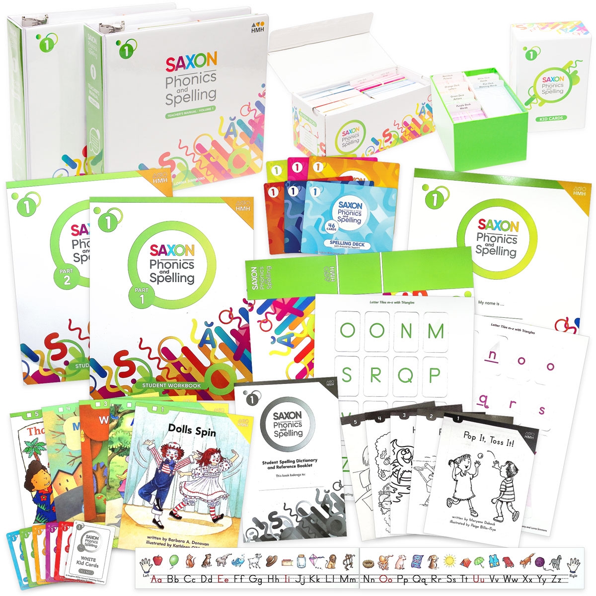 Saxon Phonics Spelling Homeschool Complete Kit Grade 1