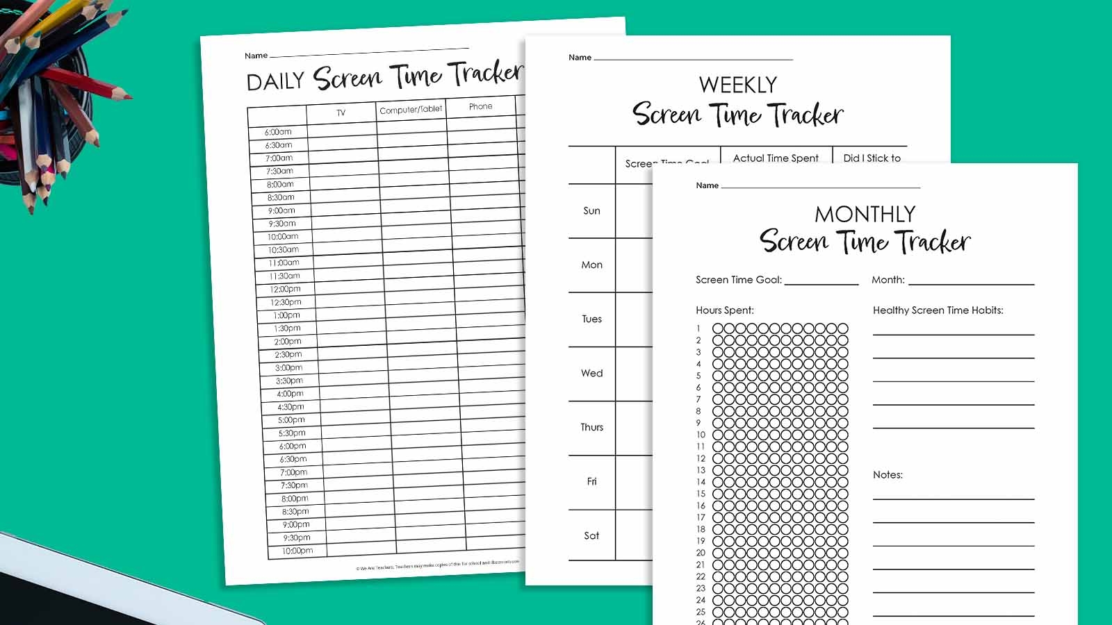 Screen Time Tracker Free Download Daily Weekly Monthly 