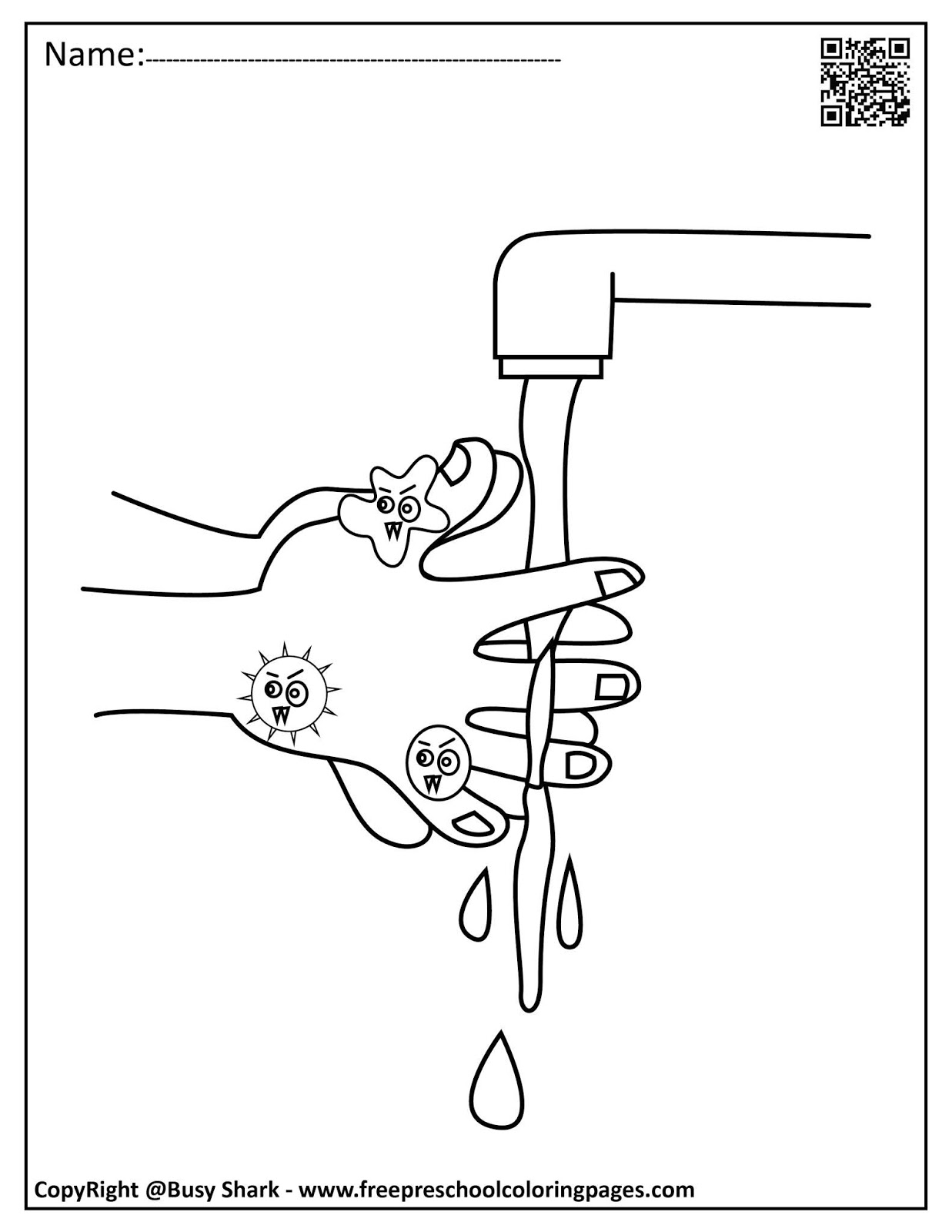 Printable Hand Washing Activity Sheets