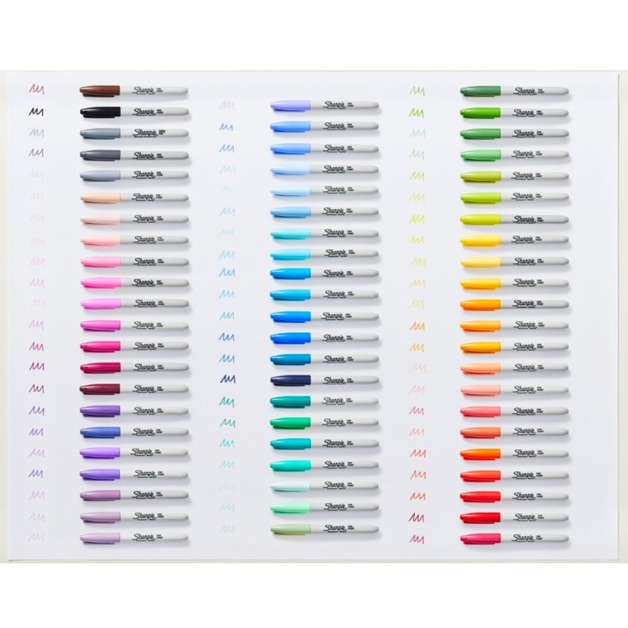 Sharpie Ultimates Permanent Marker Fine Marker Point Multicolor 65 Box A W Supply