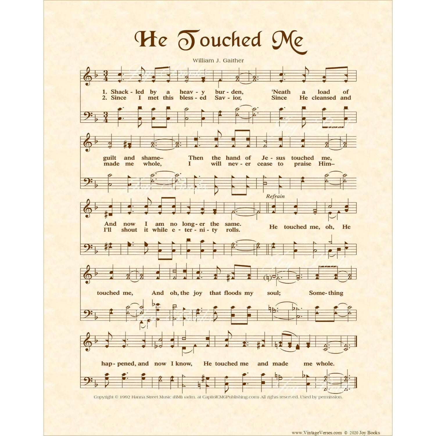 Sheet Music Gospel Etsy