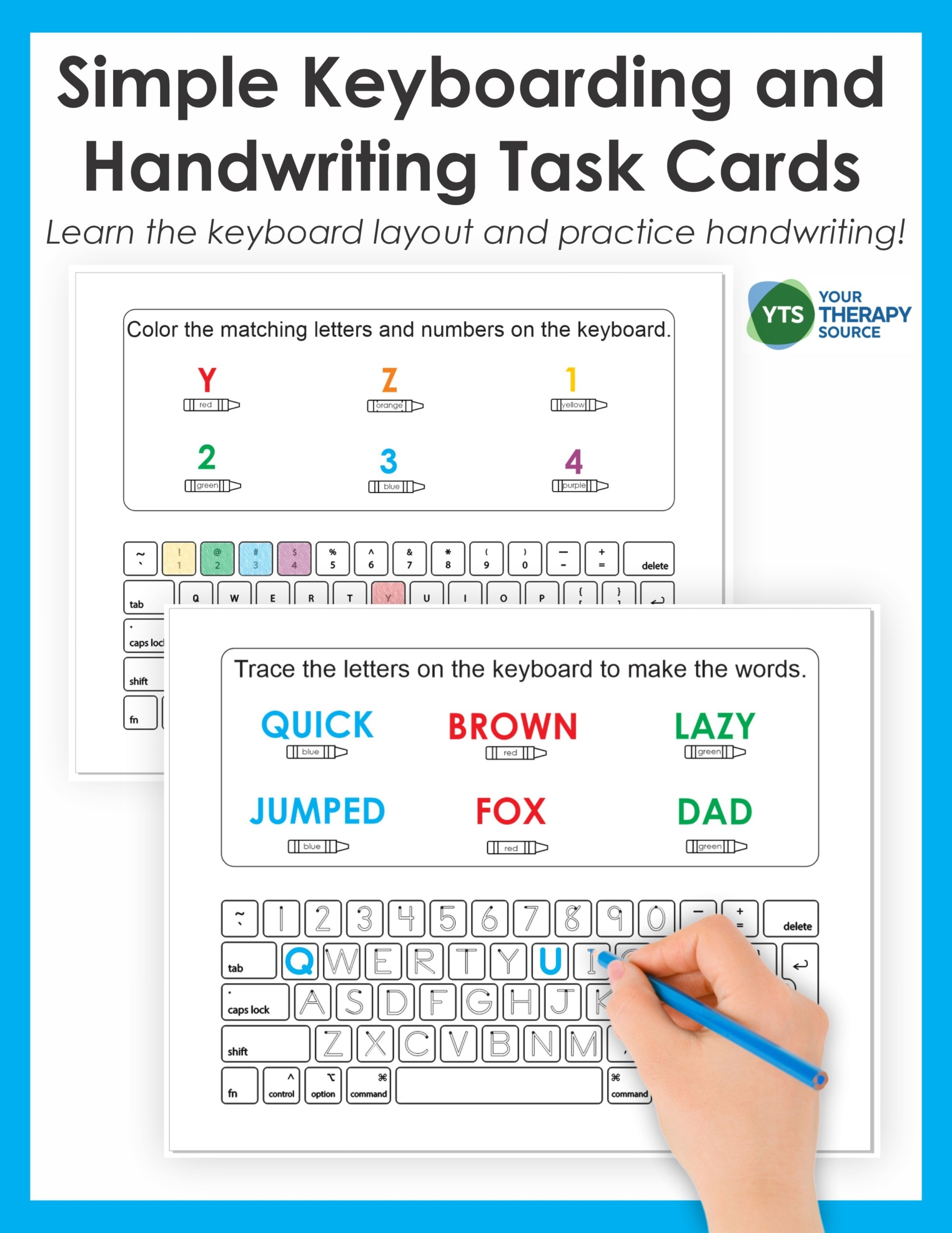 Simple Keyboarding And Handwriting Task Practice Worksheets Library Simple Keyboarding And Handwriting Task Practice Worksheets Library