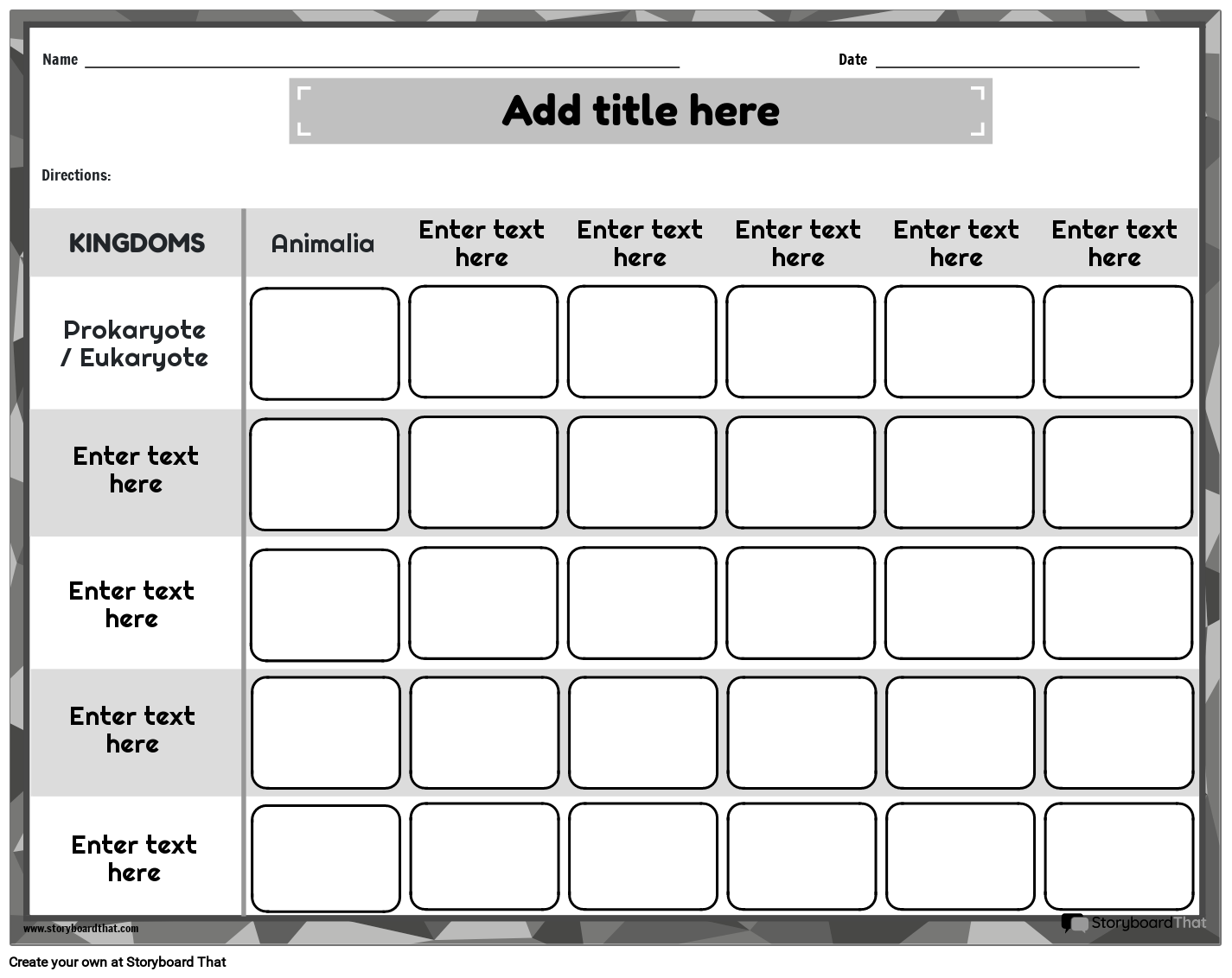 Six Kingdoms Of Life And Its Classification Worksheet