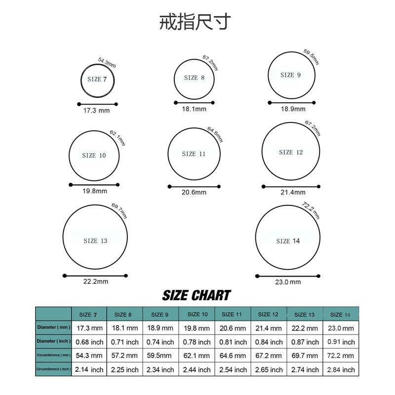 Size Chart Qalo Ring Width Silicon Ring Tactical Wedding Band For Man Silicone Rings