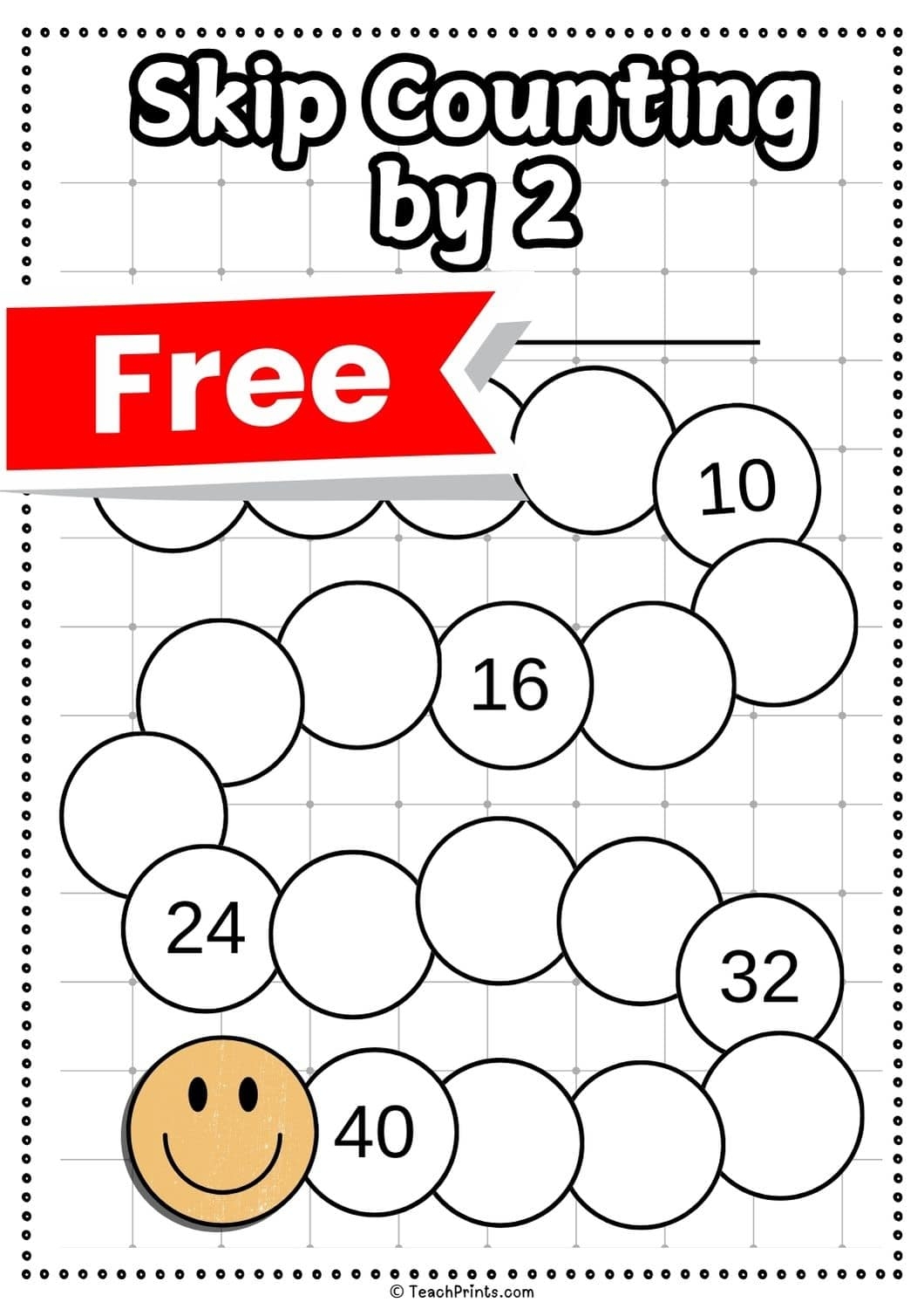 Free Printable Counting By 2s Chart