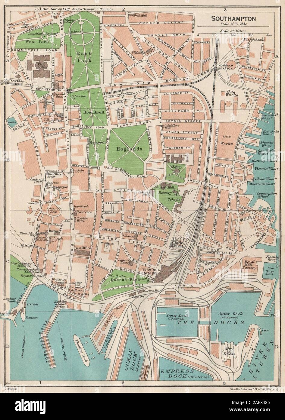 SOUTHAMPTON Vintage Town City Map Plan Hampshire 1950 Old Vintage Chart Stock Photo Alamy SOUTHAMPTON Vintage Town City Map Plan Hampshire 1950 Old Vintage Chart Stock Photo Alamy