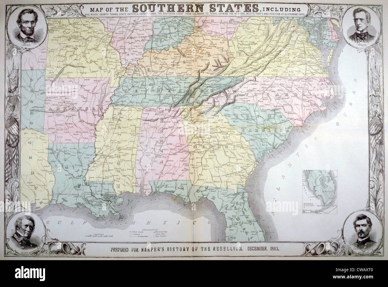 Printable Map Of The Southern States Printable Map Of The Southern States