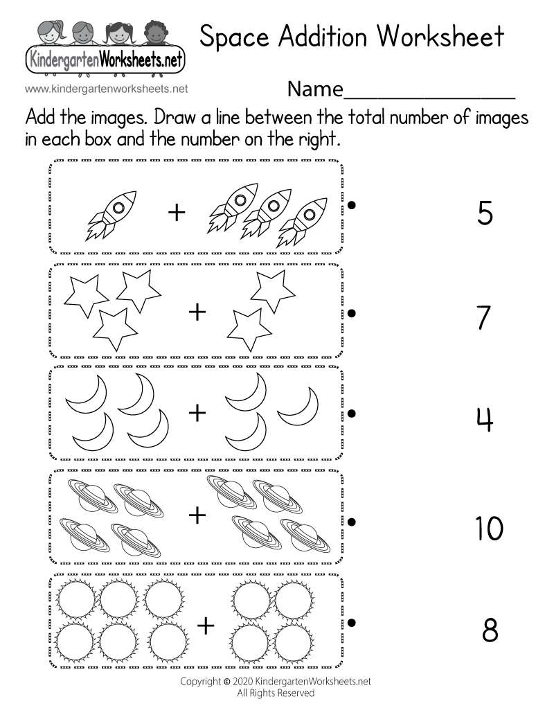 Free Kindergarten Math Worksheets Printable