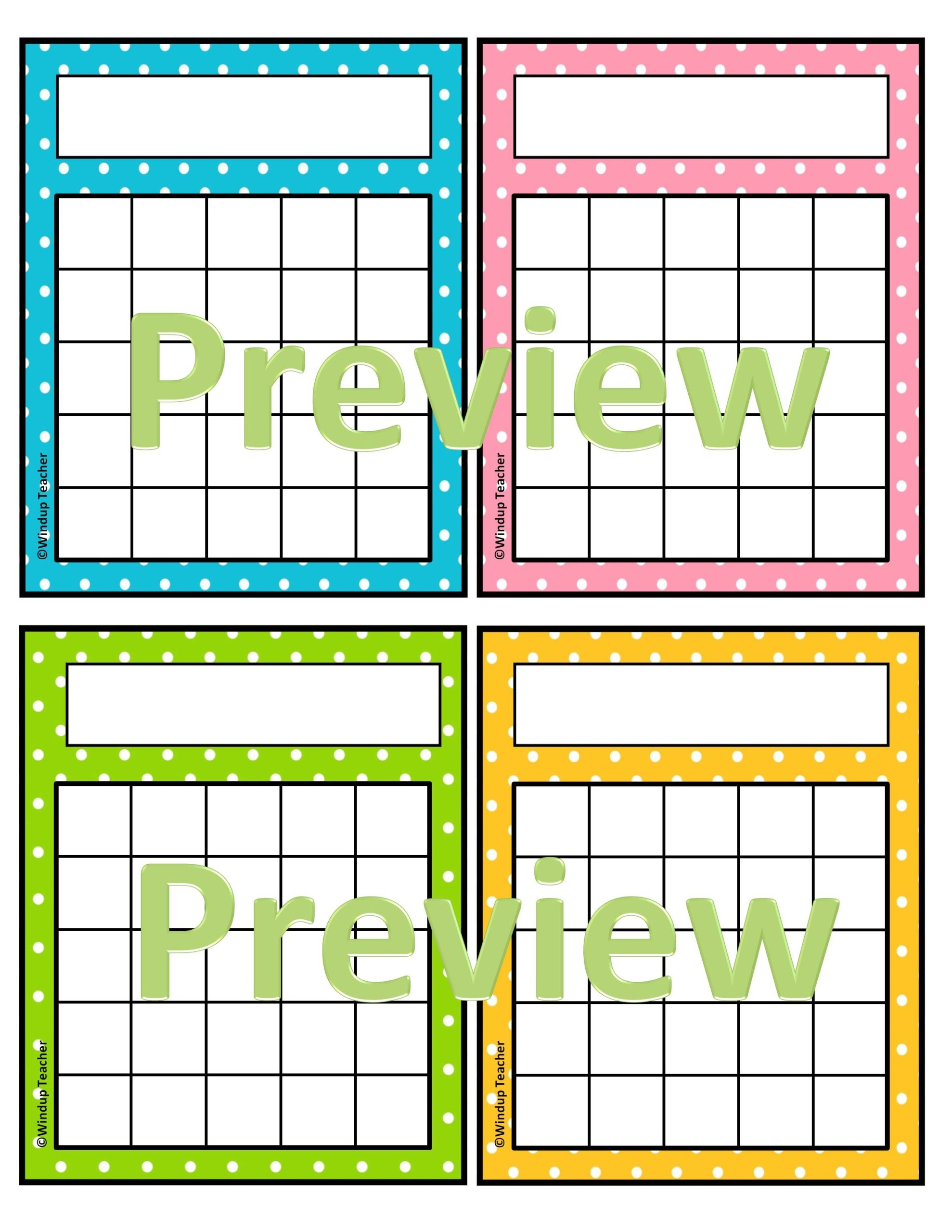 Spring Dots And Bubbles Sticker Charts Made By Teachers