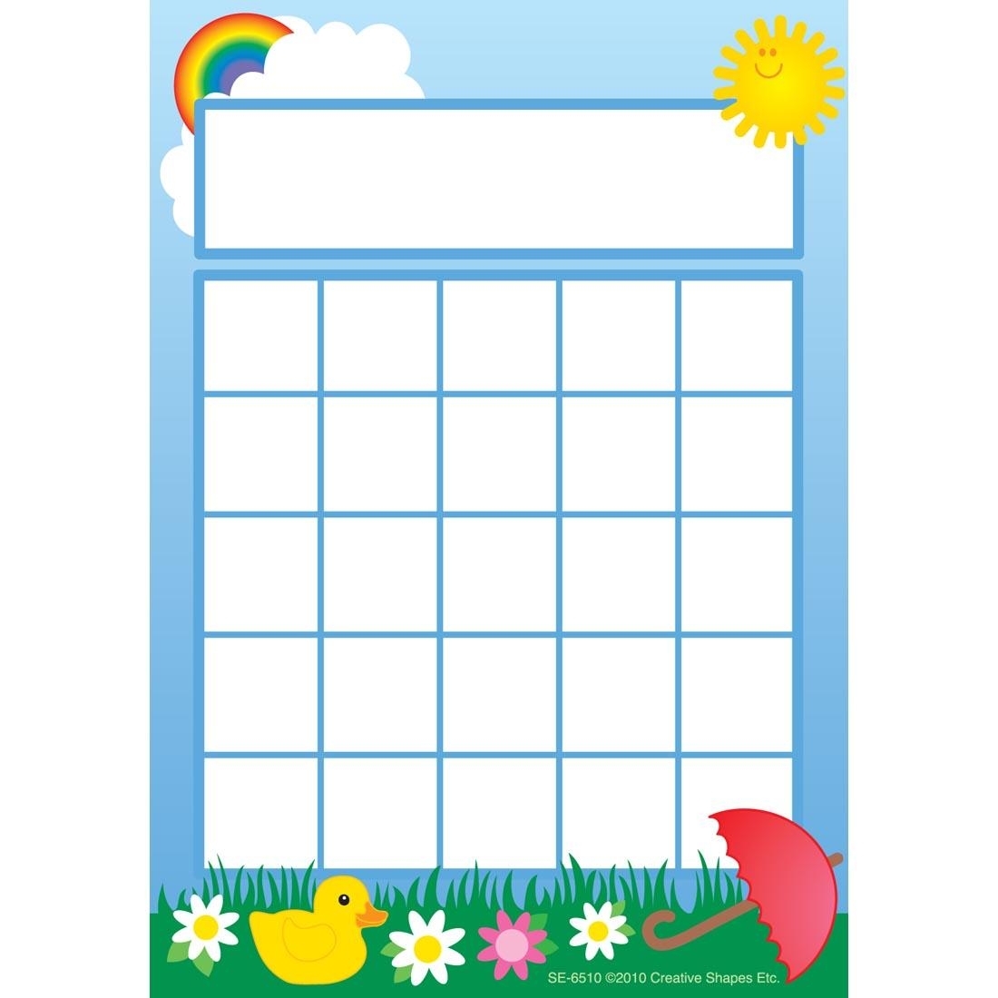 Spring Progress Pad 35 Sheet Package By Creative Shapes