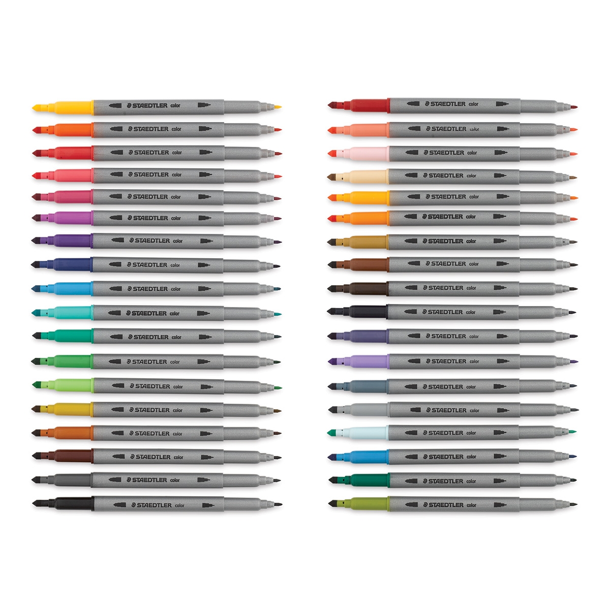 Staedtler Triplus Fineliner 36 Pack Color Chart Printable Staedtler Color Chart Staedtler Pens Staedtler Twin Tip Staedtler