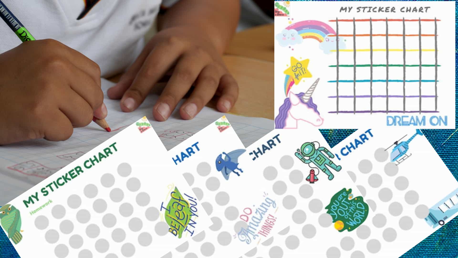Sticker Chart Book A Tool For Getting Homework Done Free Printables 