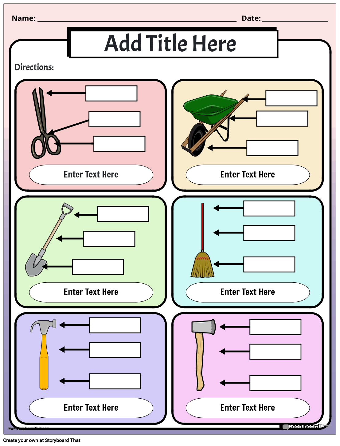 Storyboard That Free Simple Machines Worksheets