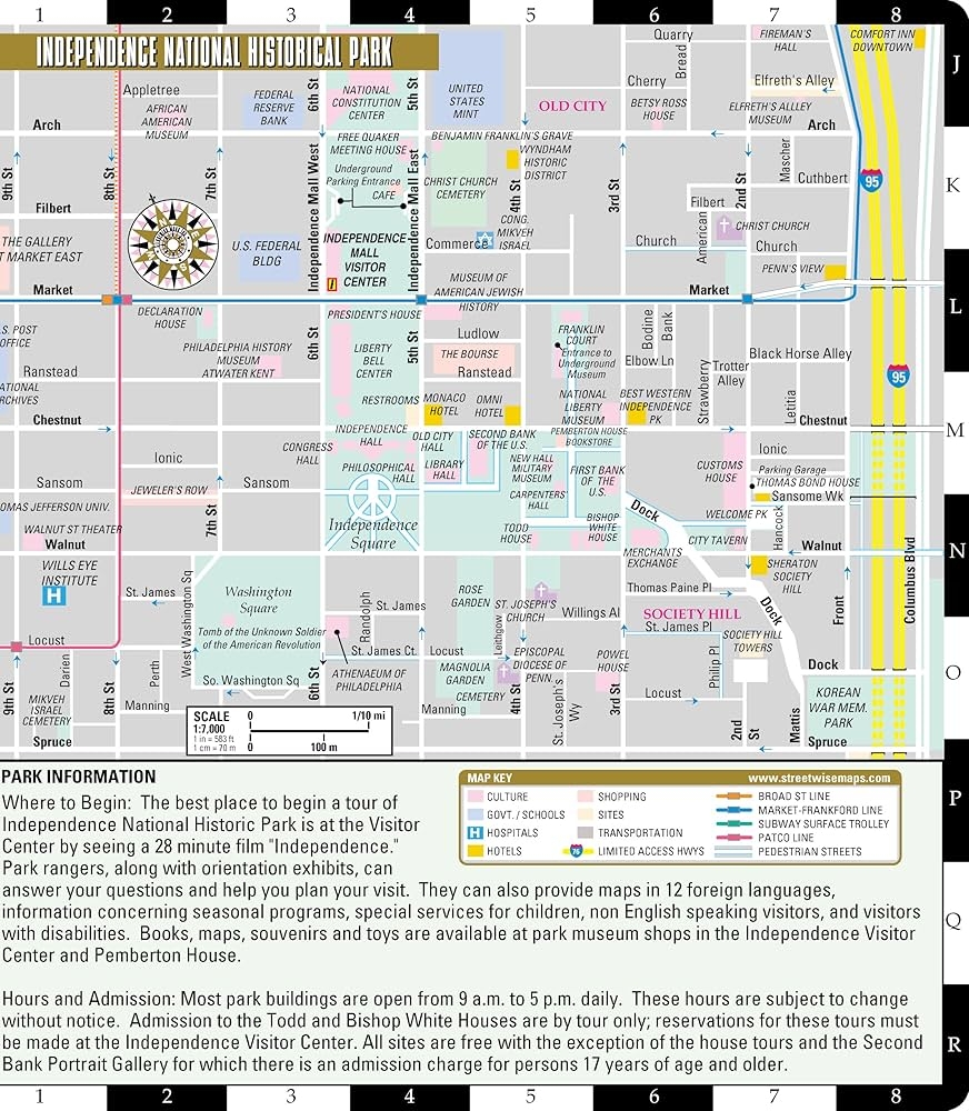 Map Of Historic Philadelphia Printable Map Of Historic Philadelphia Printable