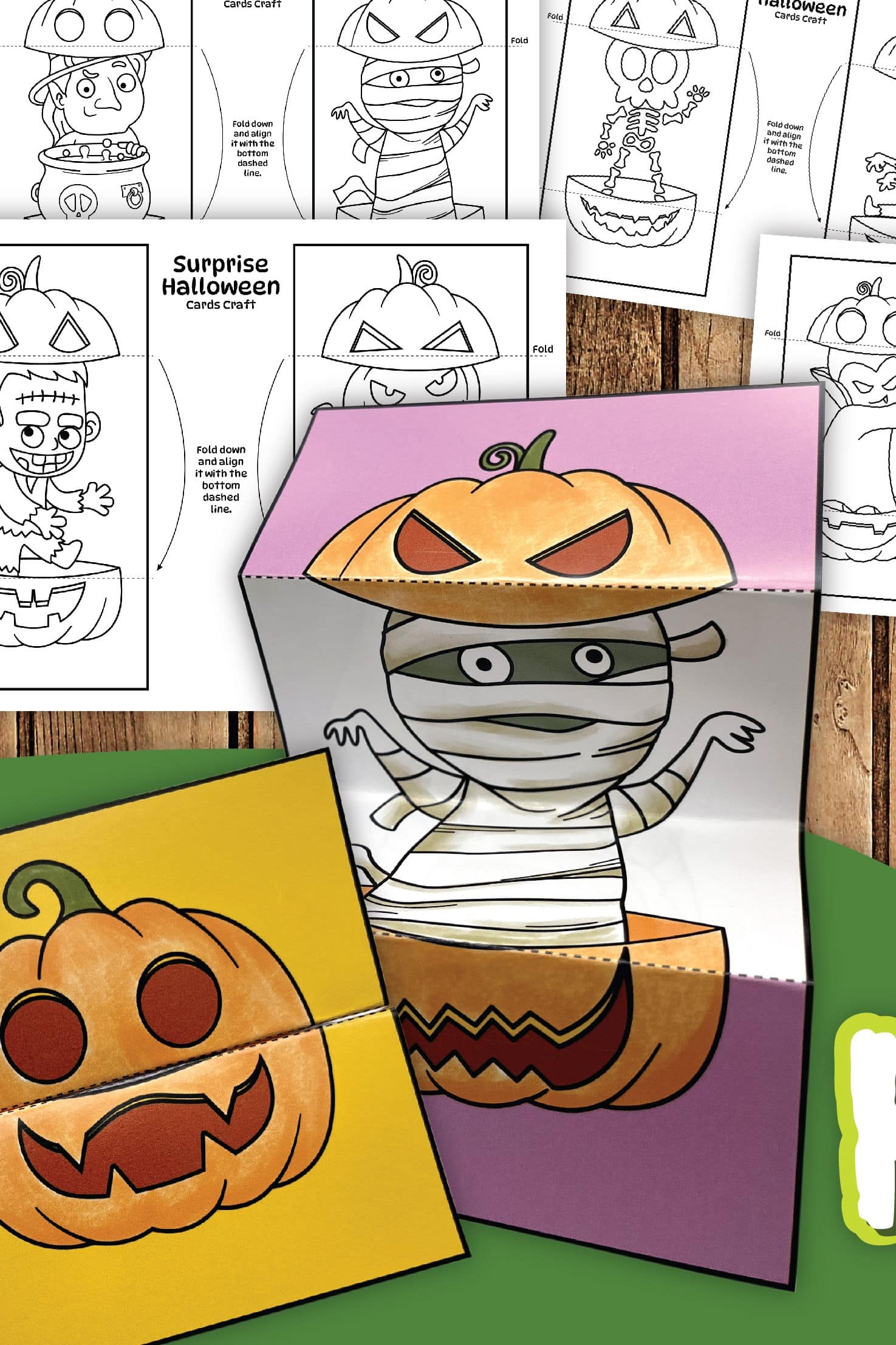 Surprise Halloween Coloring Pages For Kids Red Ted Art Kids Crafts