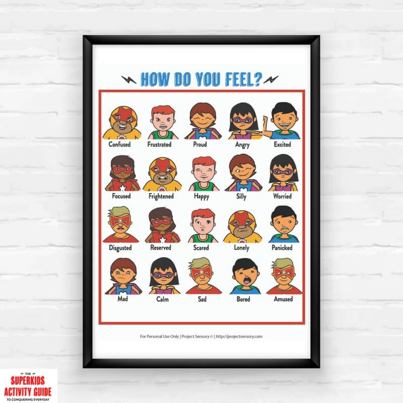Teach Kids About Super Big Emotions With Superheroes