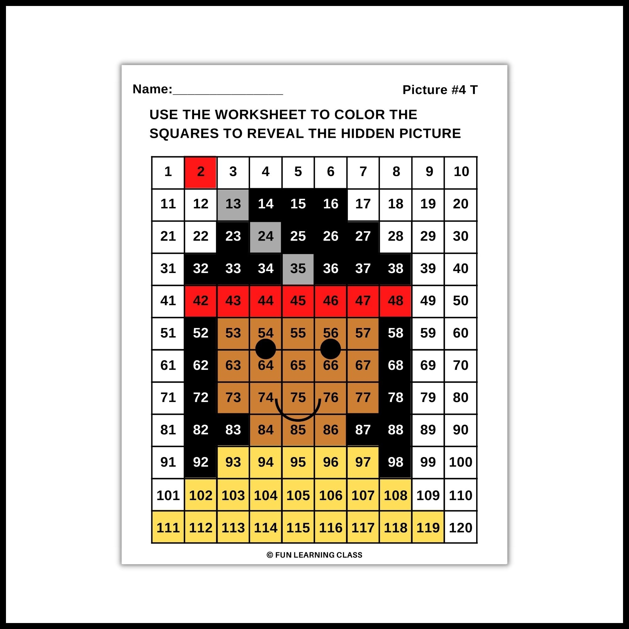 Thanksgiving Native American Tens Ones Place Value 120 Chart Mystery Picture Made By Teachers