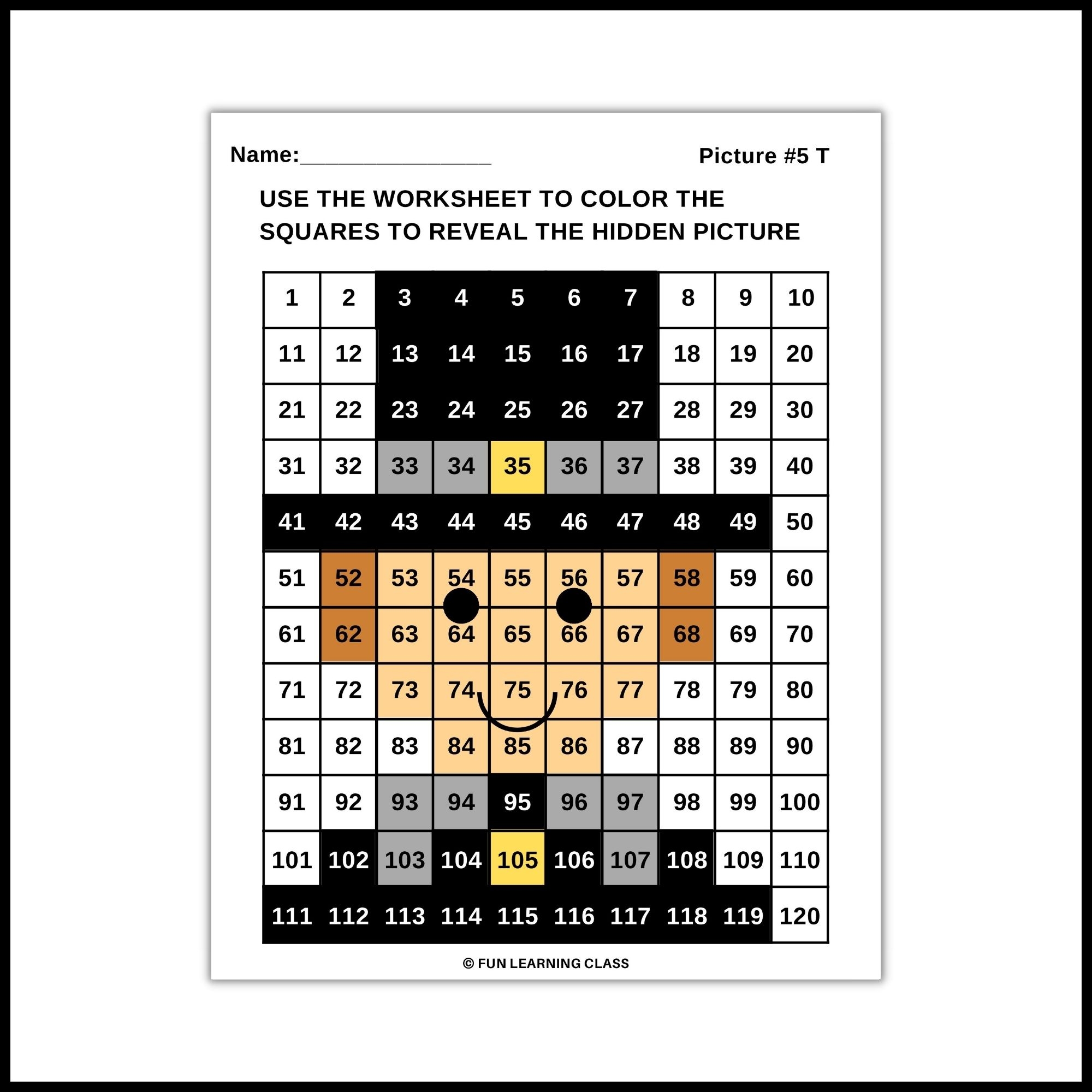 Thanksgiving Pilgrim Tens Ones Place Value 120 Chart Mystery Picture Made By Teachers