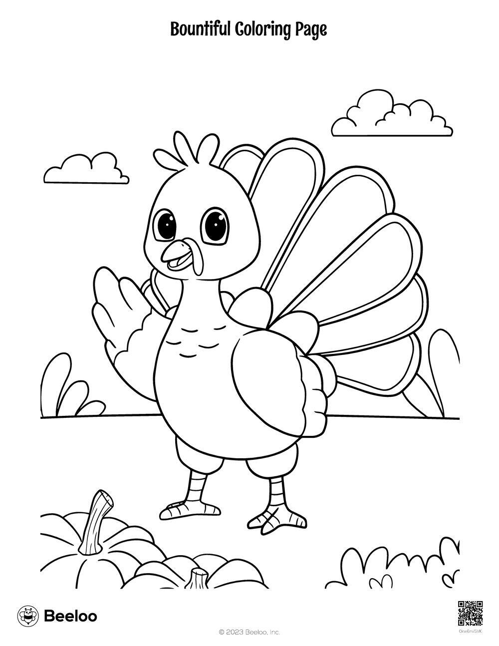 Printable Coloring Sheets Thanksgiving