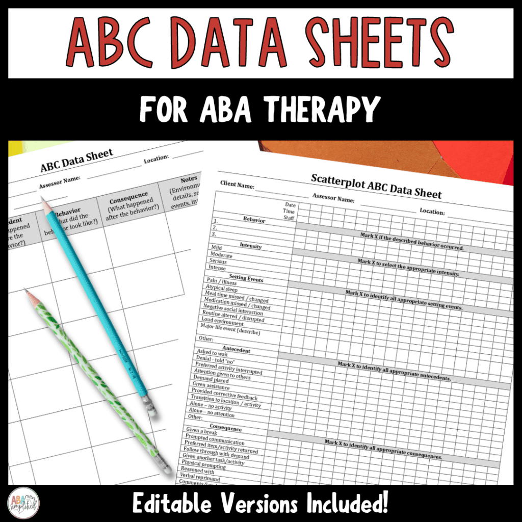 Free Printable Abc Data Sheet