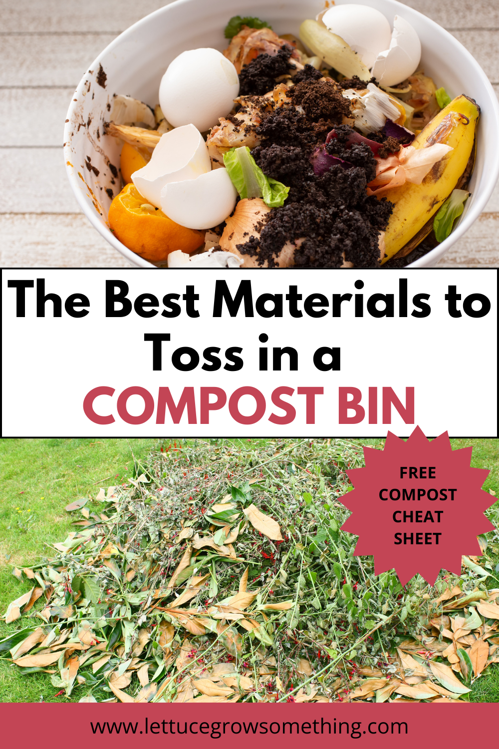 The Best Materials To Toss In Compost Bin Printable Chart Lettuce Grow Something