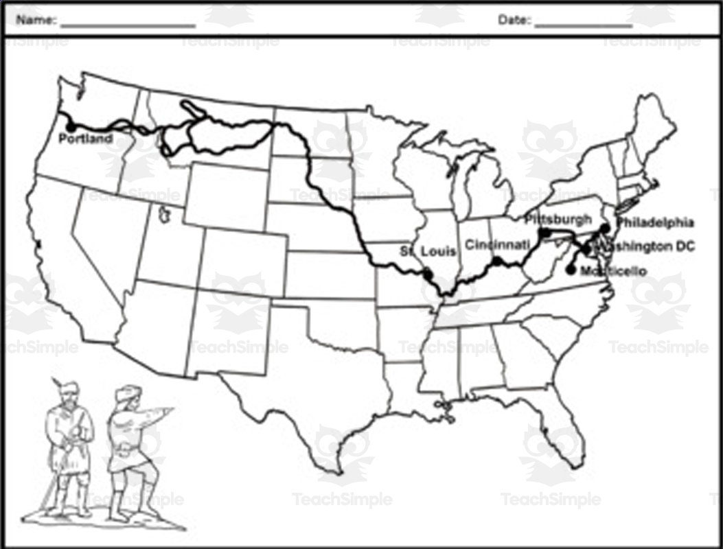 Printable Lewis And Clark Map