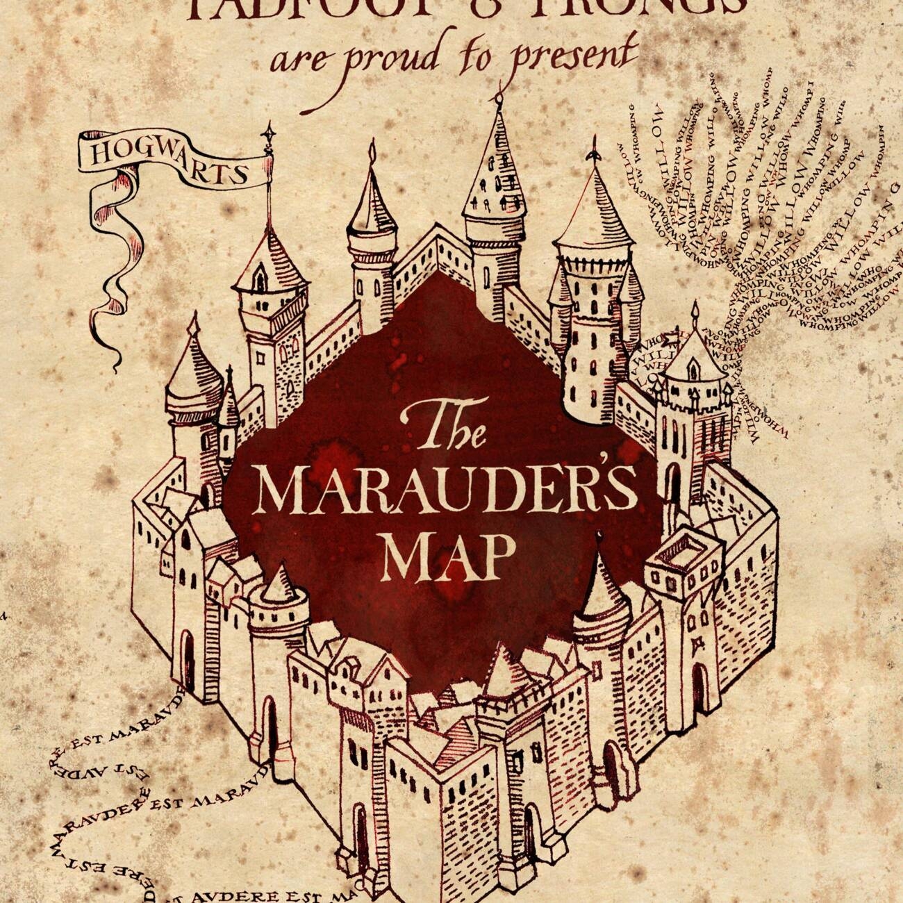 The Marauder s Map MinaLima The Marauder s Map MinaLima