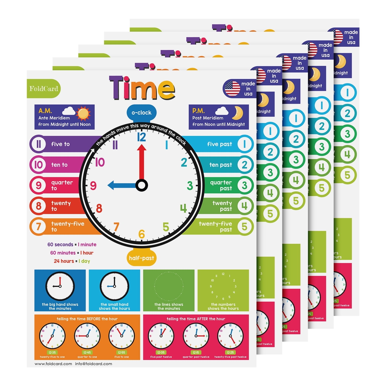 Telling Time Chart Printable