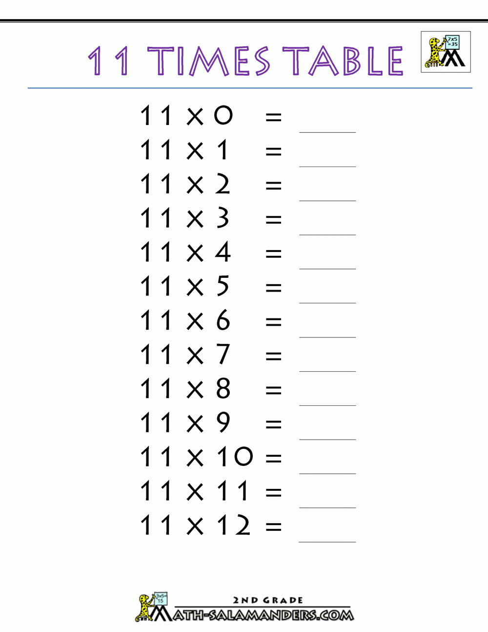 Free Printable Times Table Sheets Free Printable Times Table Sheets