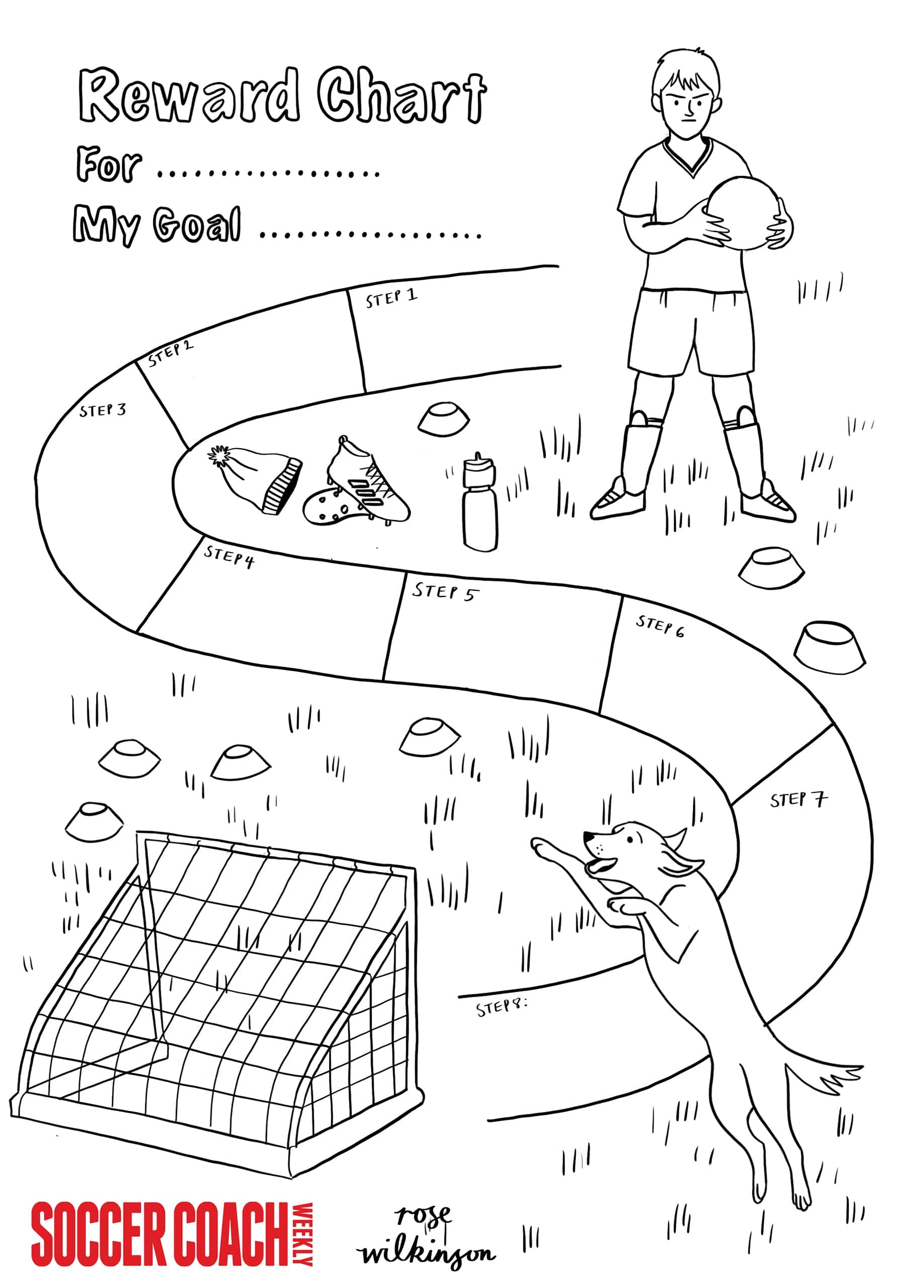 Tired Of Battles Over Home Schooling Use Our Reward Charts To Ease The Pain Football Soccer Coaching Advice Soccer Coach Weekly