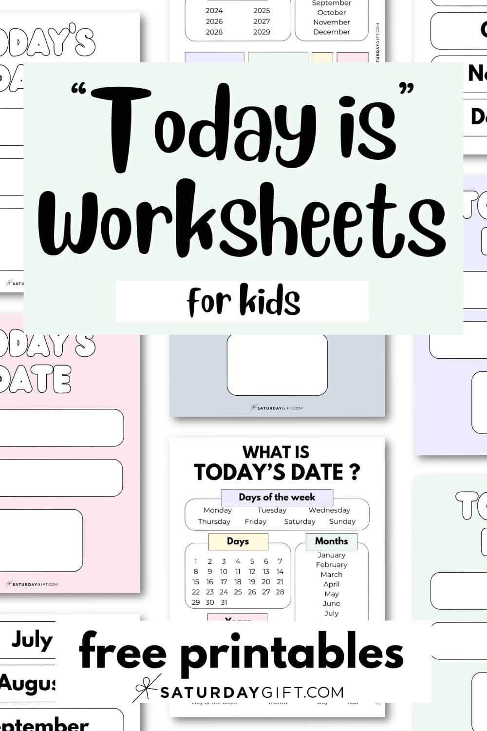 Today Is Worksheets Cute Free Today s Date Printables Today Is Worksheets Cute Free Today s Date Printables