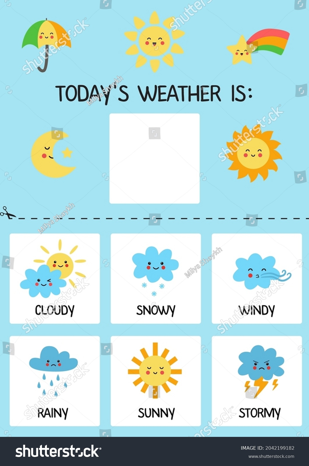Weather Chart For Kindergarten Printable