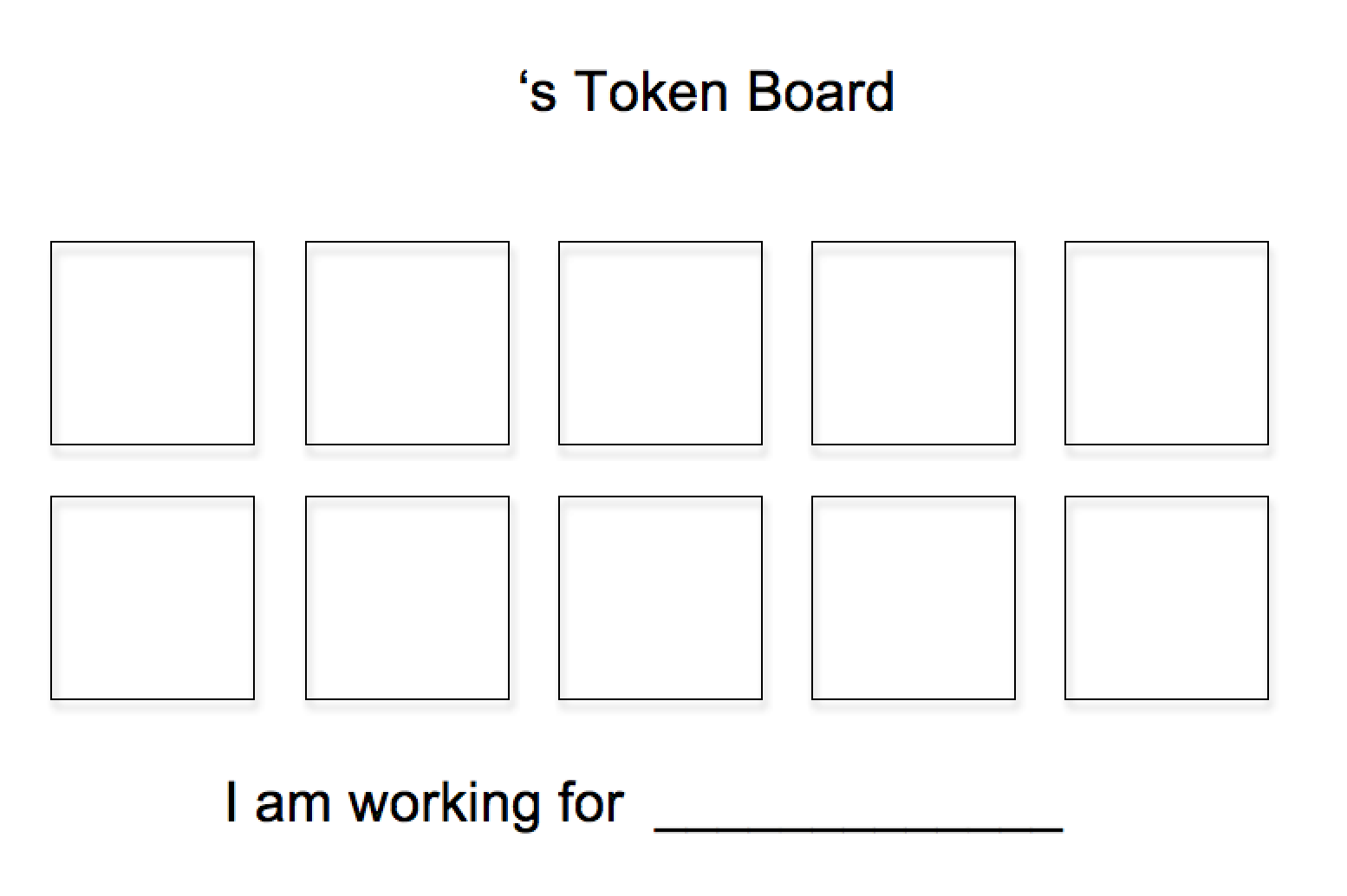 Token Boards MyAbilityKit Autism Resources