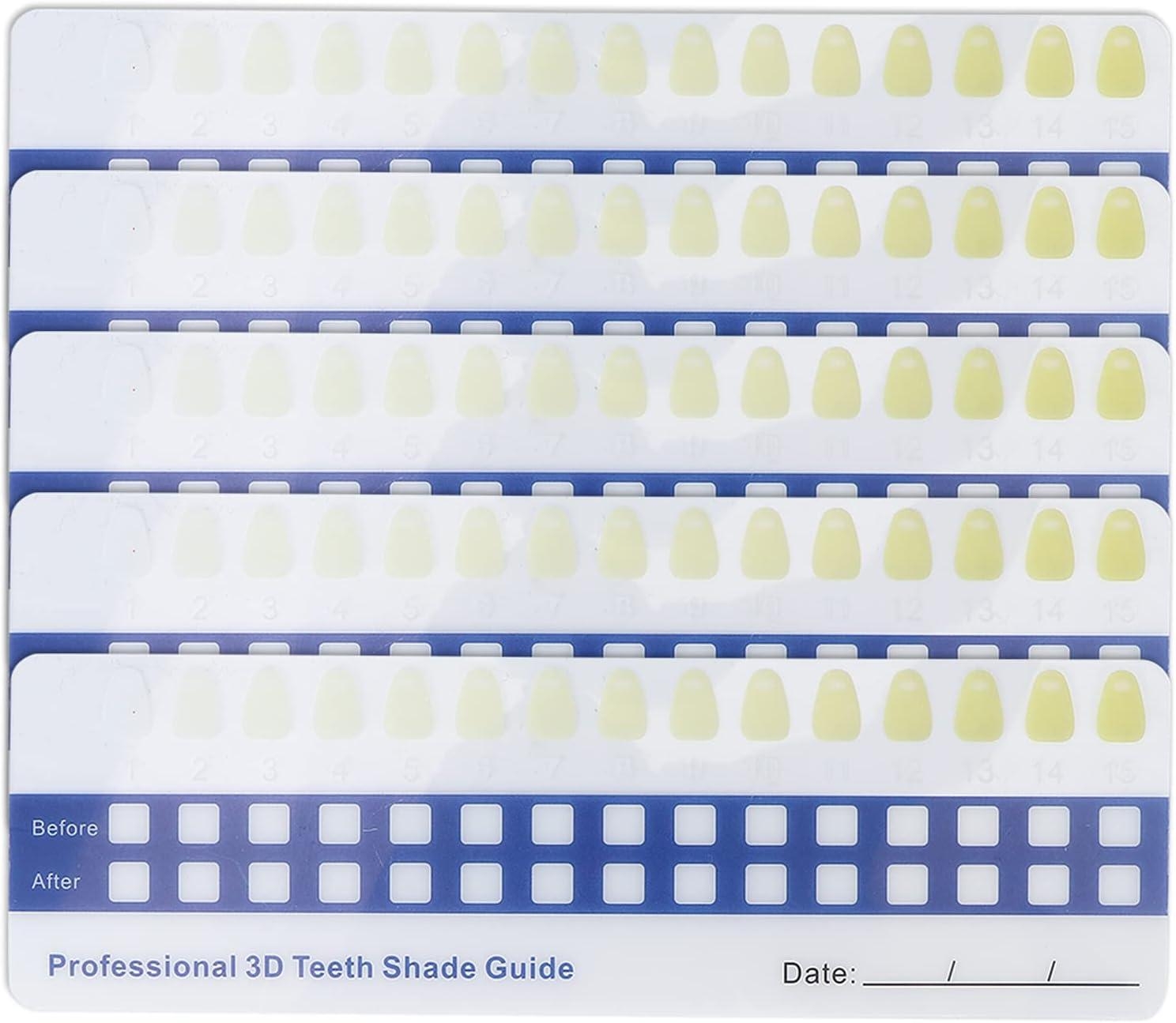 Tooth Shade Guide 20 Colors Dental Teeth Whitening 3D Shade Guide Tooth Bleaching Shade Guide Vita Tooth Whitening Guide Tooth Shade Guide 20 Colors Dental Teeth Whitening 3D Shade Guide Tooth Bleaching Shade Guide Vita Tooth Whitening Guide