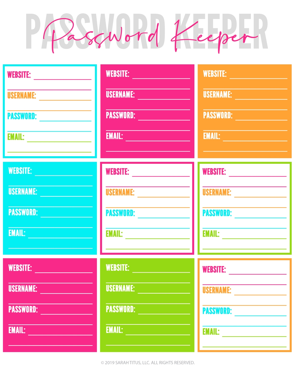 Password Cheat Sheet Printable Pdf