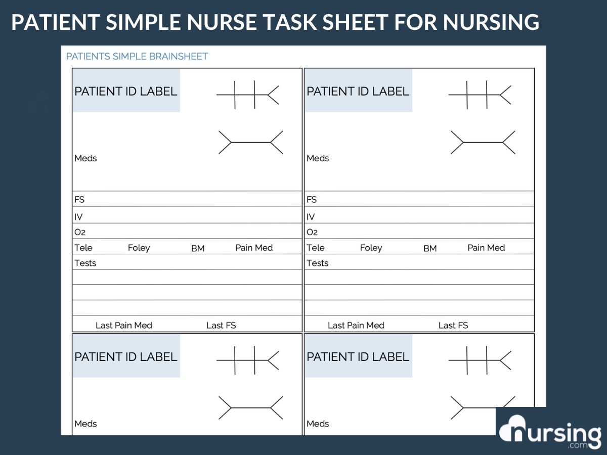 Ultimate Nursing Report Sheet Database Free Downloads