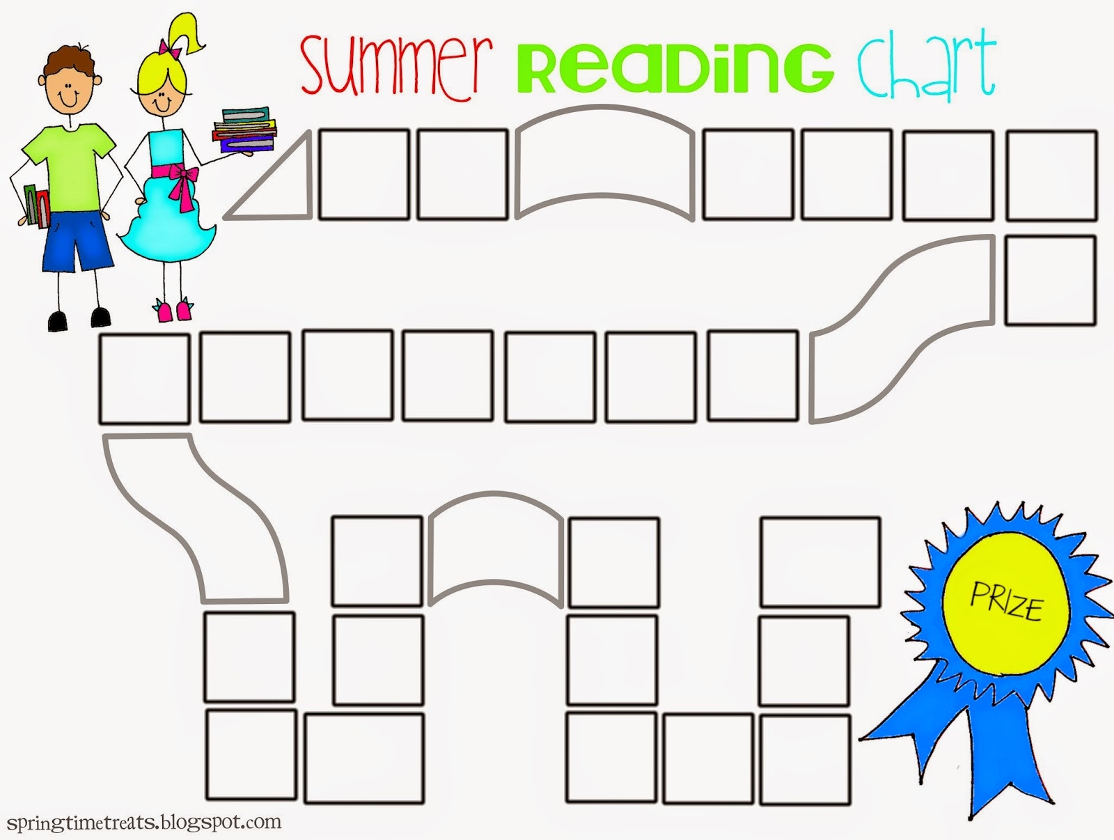 Summer Reading Chart Printables