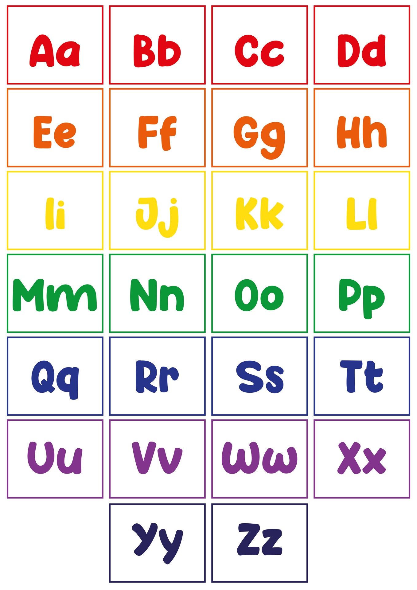 Upper And Lowercase Alphabet 14 Free PDF Printables Printablee