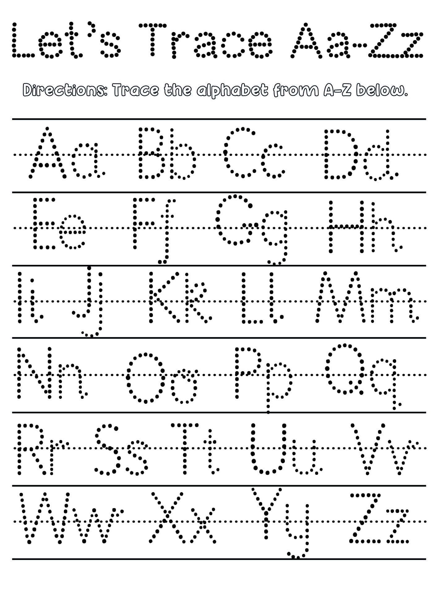Upper And Lowercase Alphabet 14 Free PDF Printables Printablee