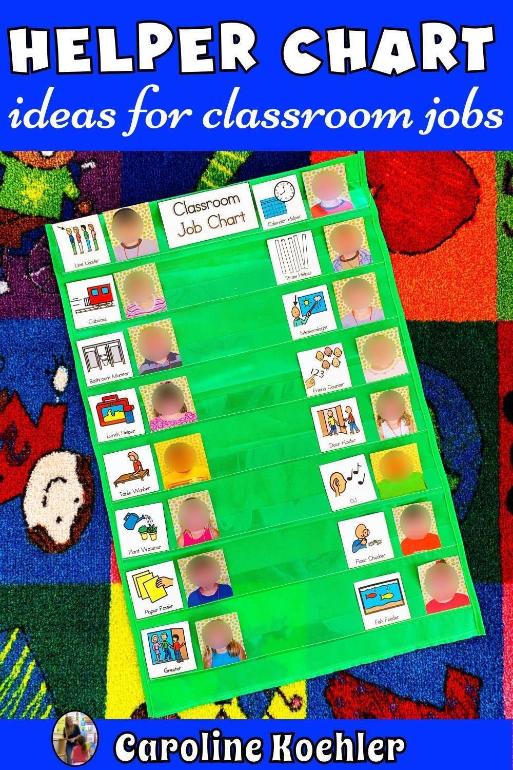 Free Printable Preschool Classroom Helper Chart