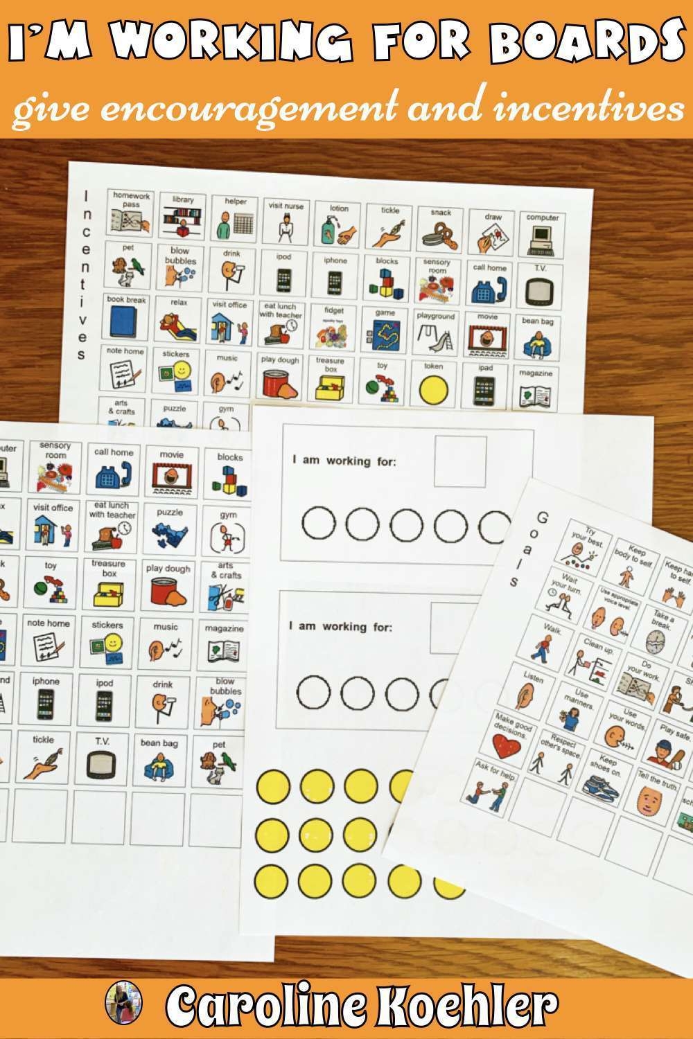 Using I m Working For Behavior Boards Caroline Koehler At Celavora Education